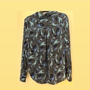 L'AGENCE silk blouse